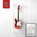 Premium Clear Plexi Wall Display Guitar Case