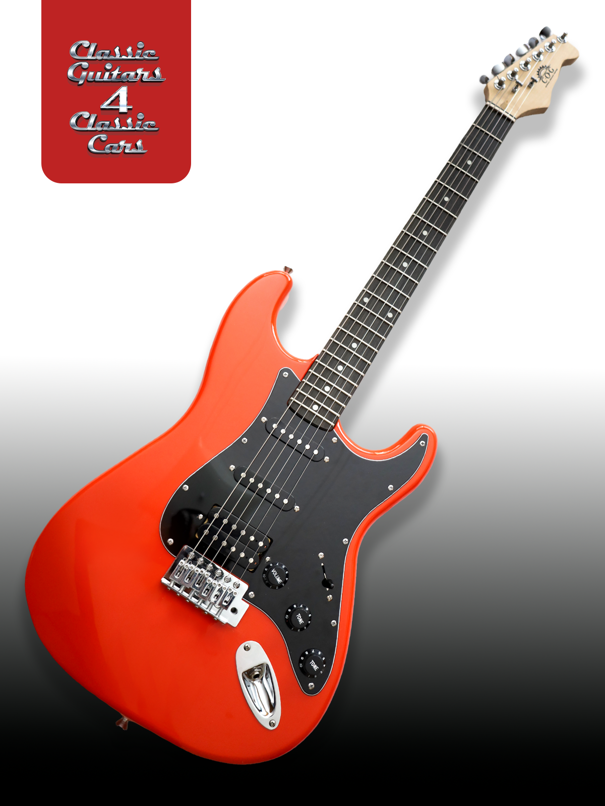 'Carousel Red Eruption' Electric Guitar