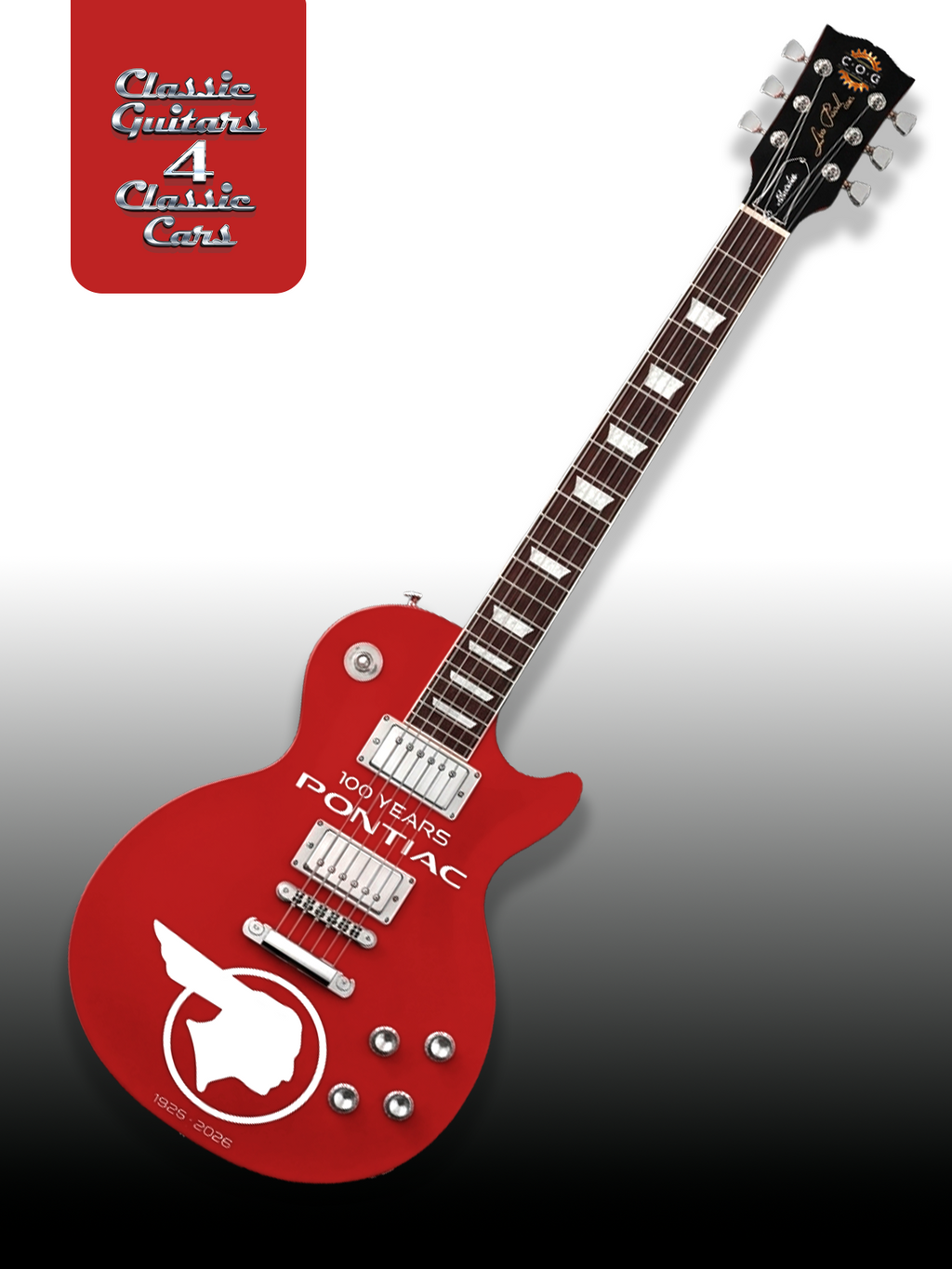 '100 Years of Pontiac Red' Electric Guitar: Limited Edition