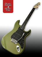 'Tropical Lime Eruption' Electric Guitar