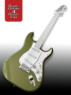 'Tropical Lime Avalanche' Electric Guitar