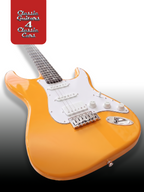 'Orbit Orange Snowstorm' Electric Guitar