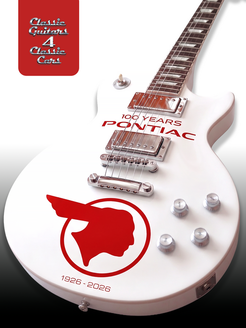 '100 Years of Pontiac White' Electric Guitar: Limited Edition