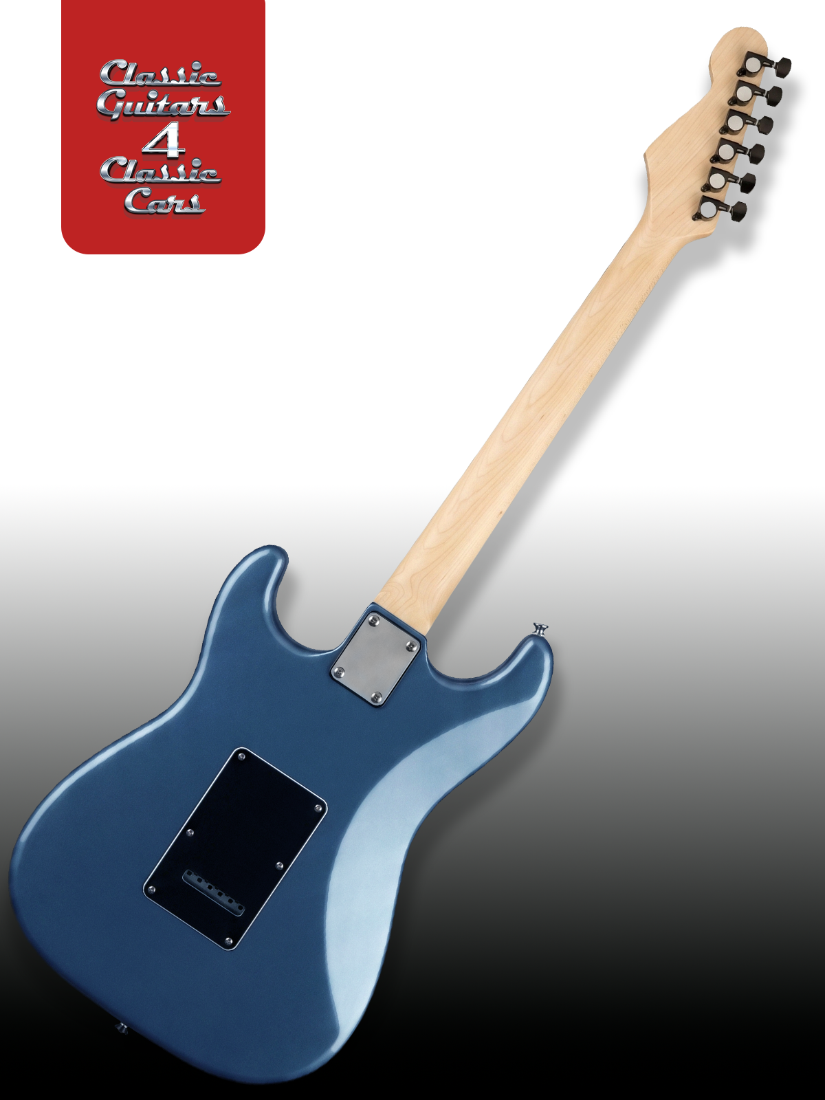 'Atoll Blue Blackout' Electric Guitar