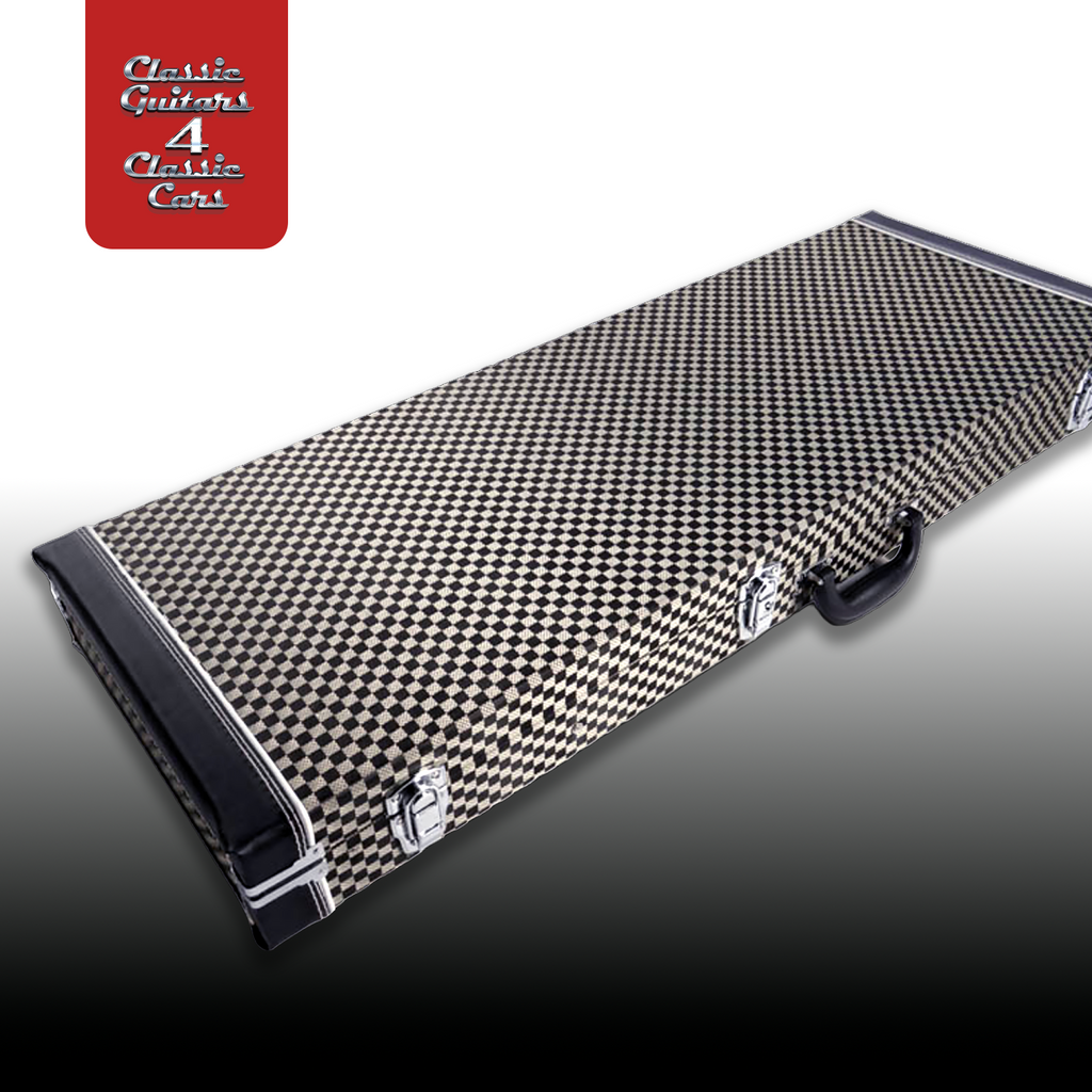 'Snowflake Obsidian' Hard Shell Rectangular Guitar Case