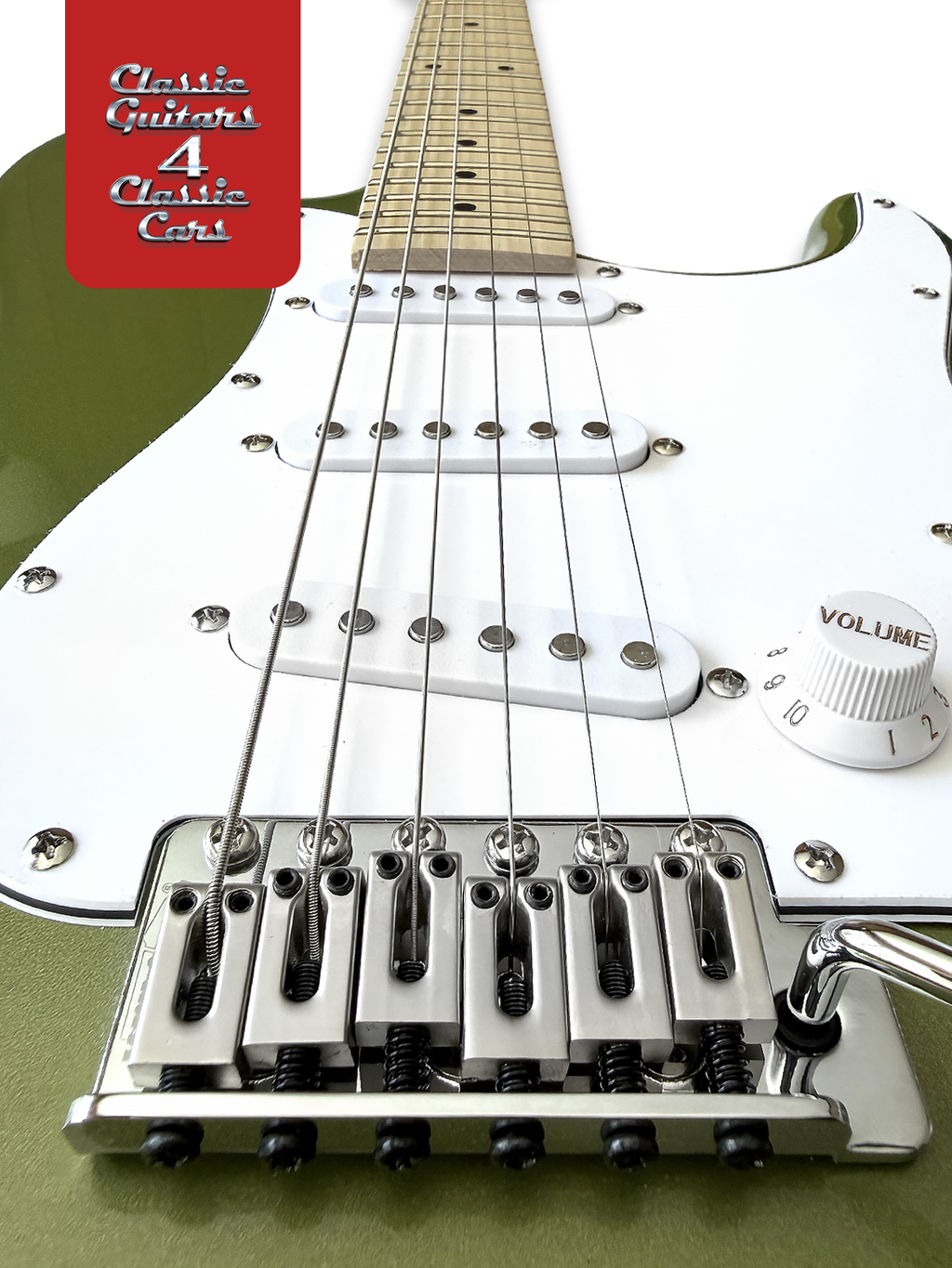 'Tropical Lime Snowstorm' Electric Guitar