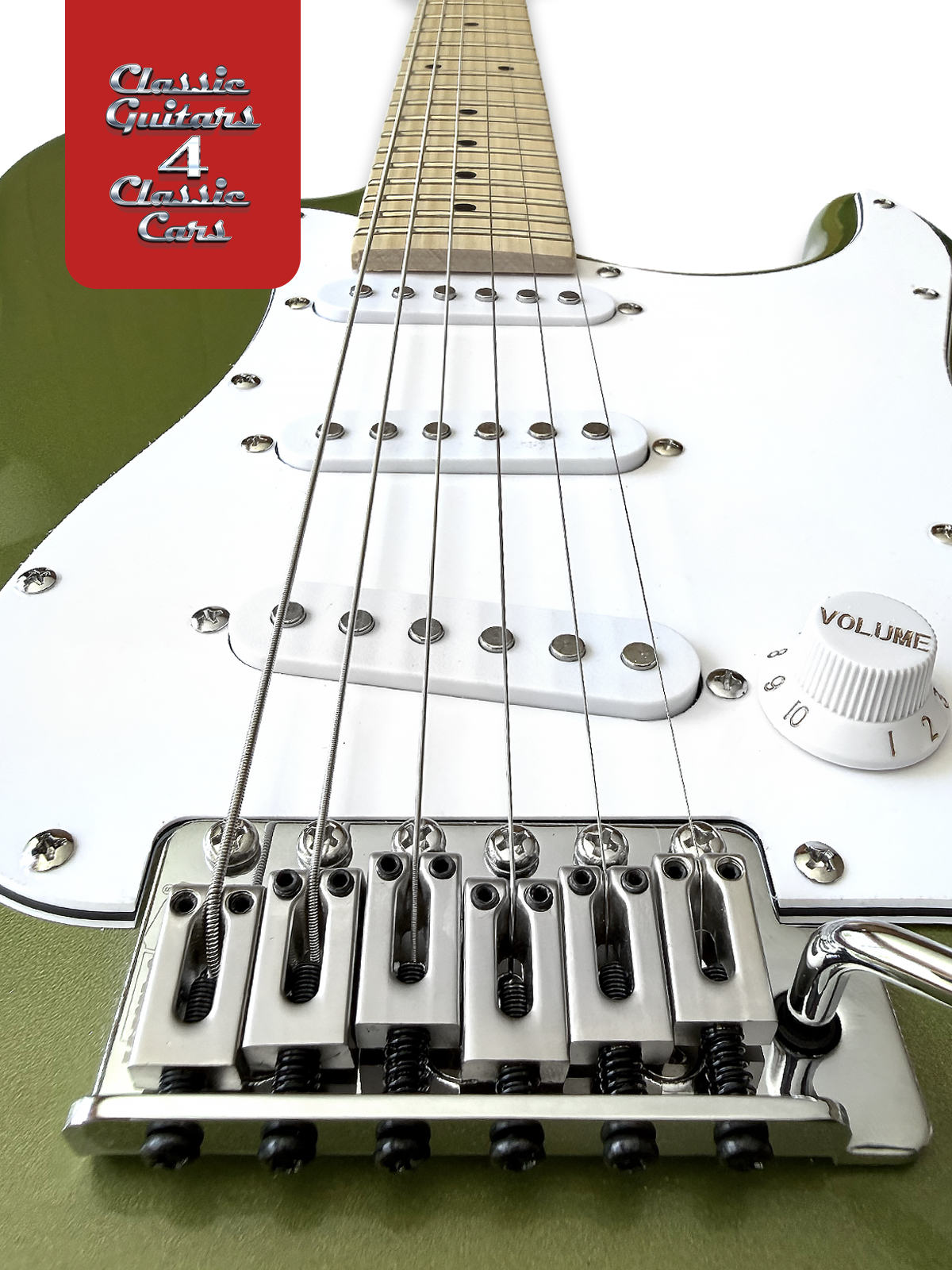 'Tropical Lime Snowstorm' Electric Guitar