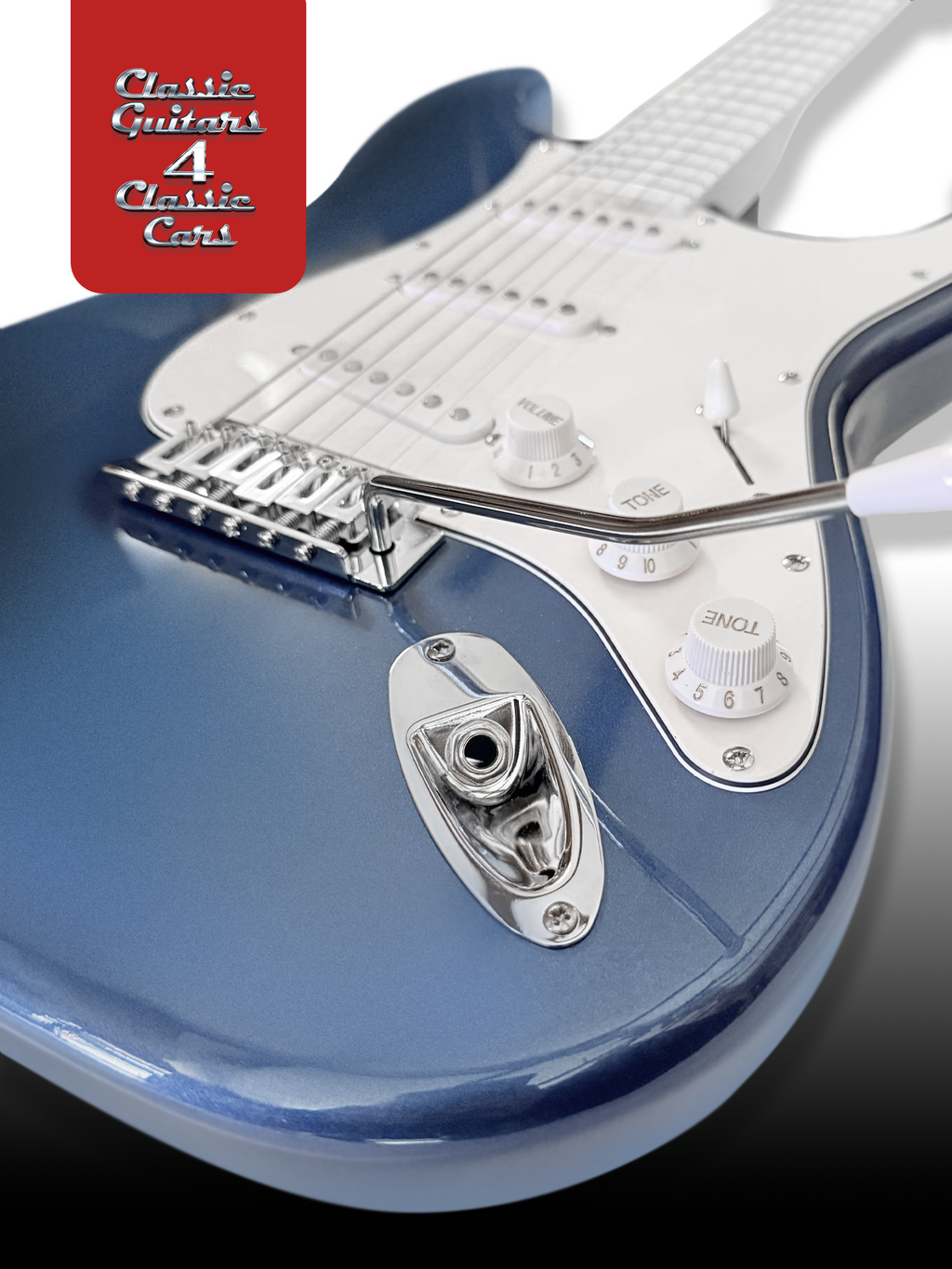 'Atoll Blue Avalanche' Electric Guitar