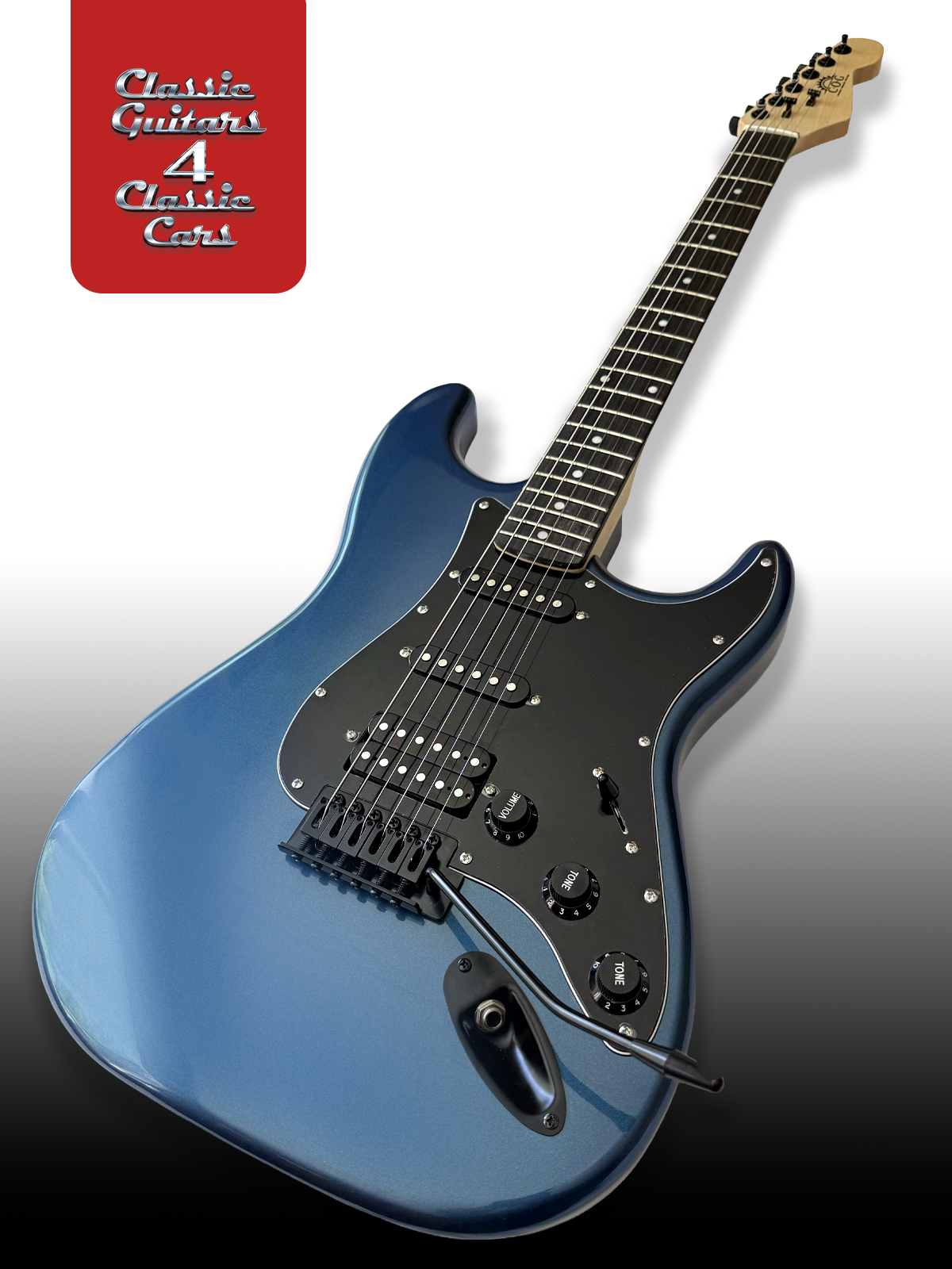 'Atoll Blue Blackout' Electric Guitar