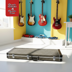 'Snowflake Obsidian' Hard Shell Rectangular Guitar Case