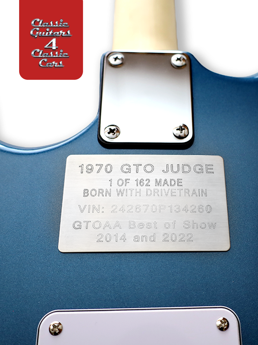 'The Judge' Electric Guitar: Atoll Blue