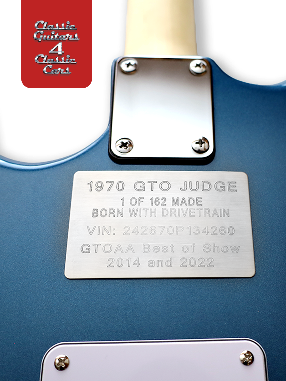'The Judge' Electric Guitar: Atoll Blue