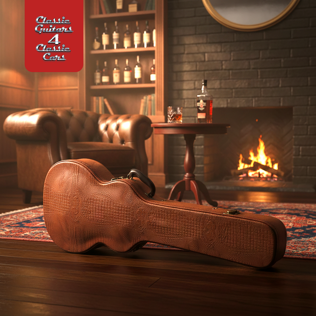 'Dragon-Hide' Hard Shell Guitar Case