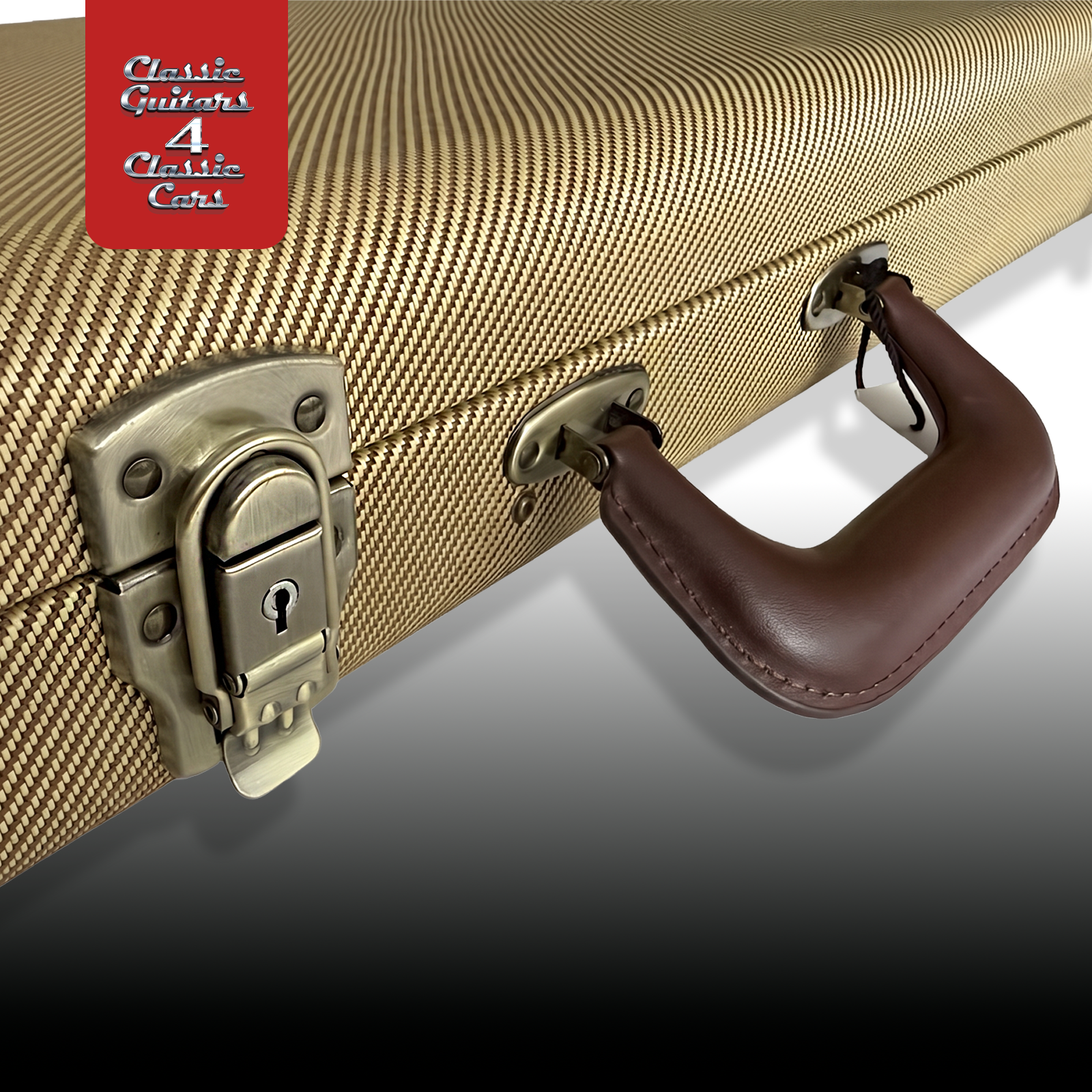 'Terrebonne' Hard Shell Rectangular Guitar Case