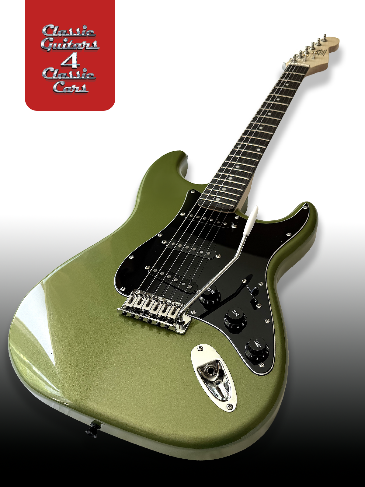 'Tropical Lime Eruption' Electric Guitar
