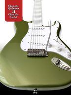 'Tropical Lime Avalanche' Electric Guitar