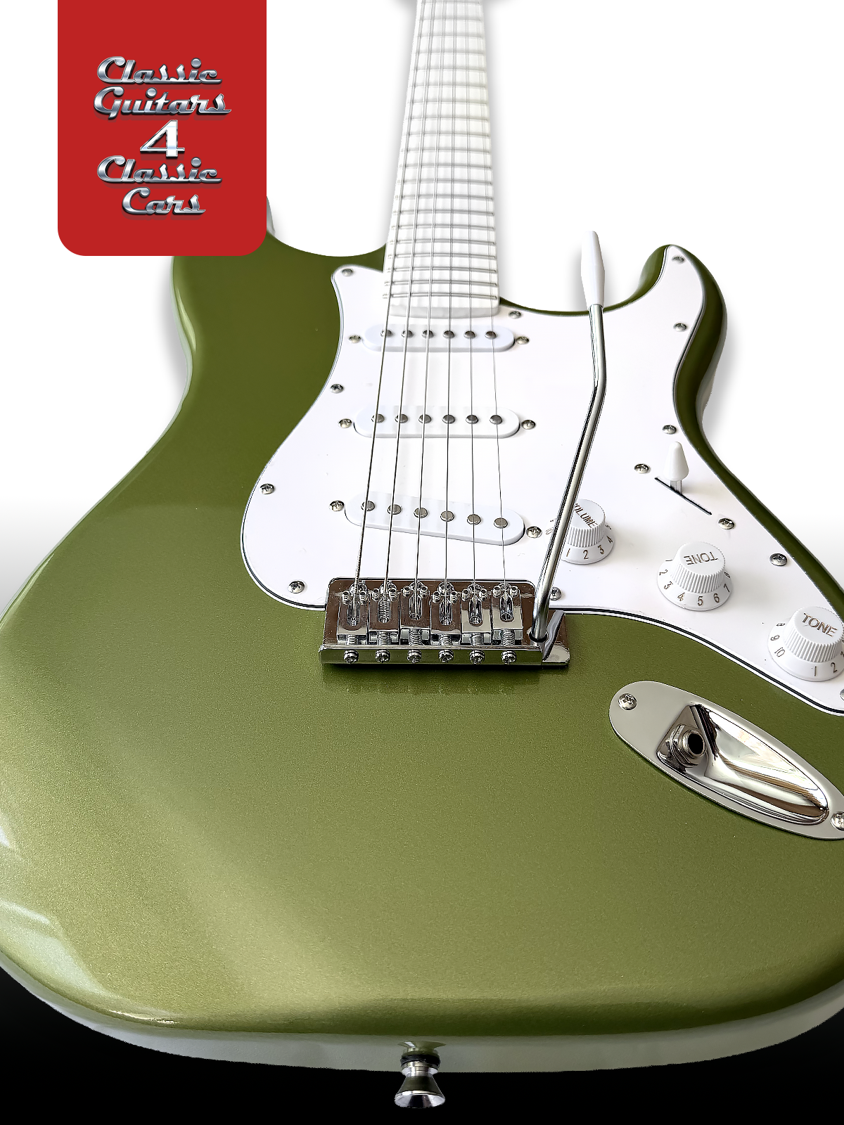 'Tropical Lime Avalanche' Electric Guitar