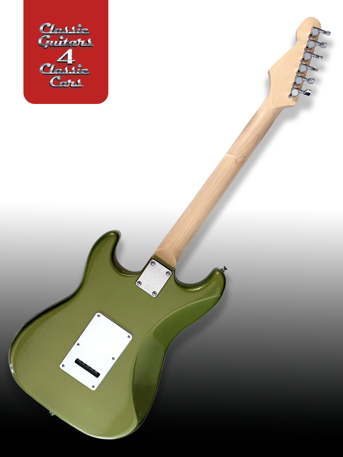 'Tropical Lime Snowstorm' Electric Guitar