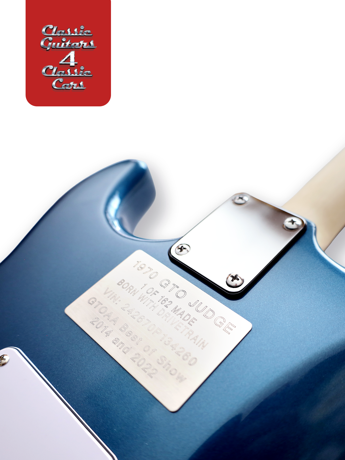 'The Judge' Electric Guitar: Atoll Blue