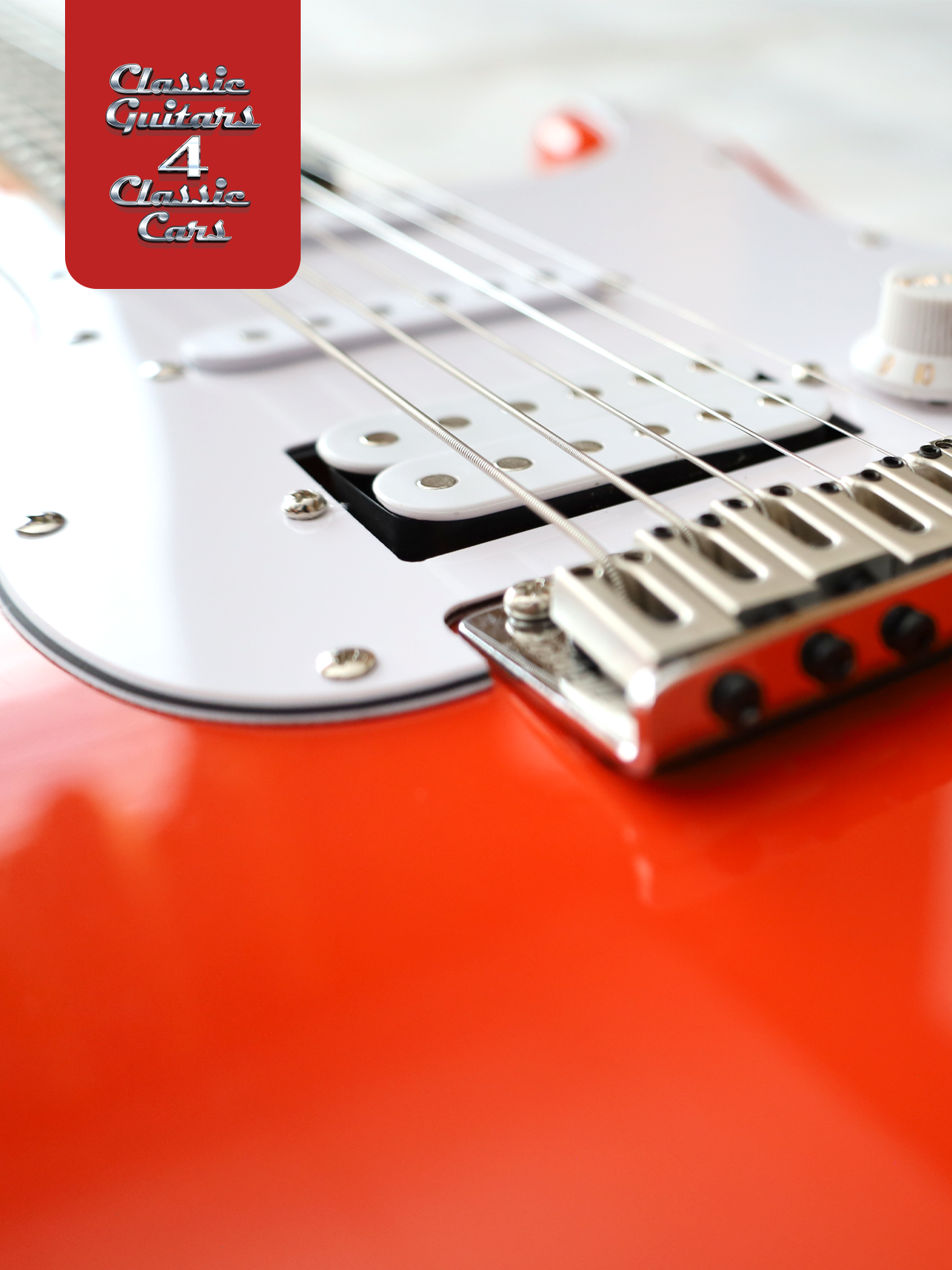 'Carousel Red Snowstorm' Electric Guitar