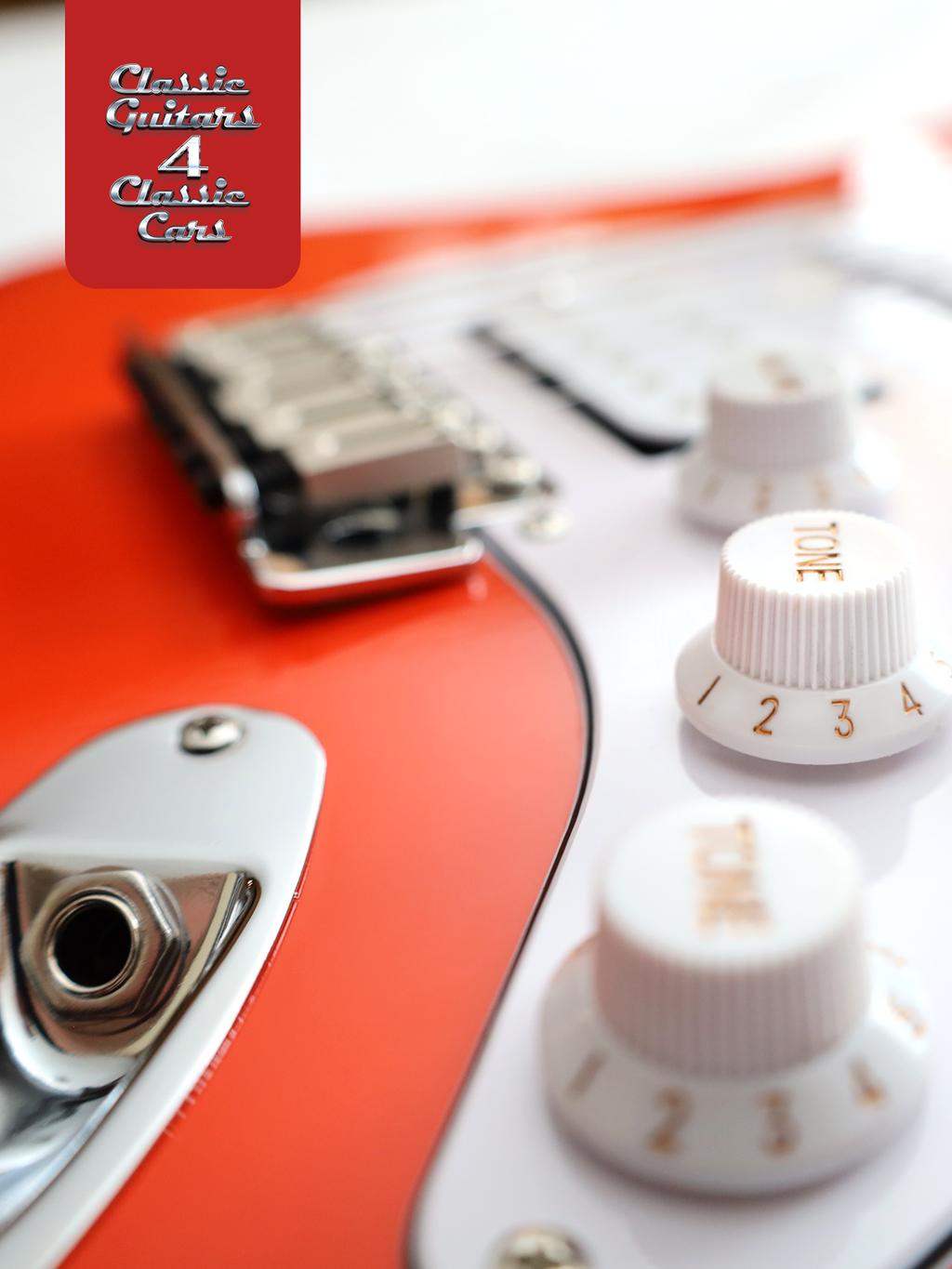 'Carousel Red Snowstorm' Electric Guitar