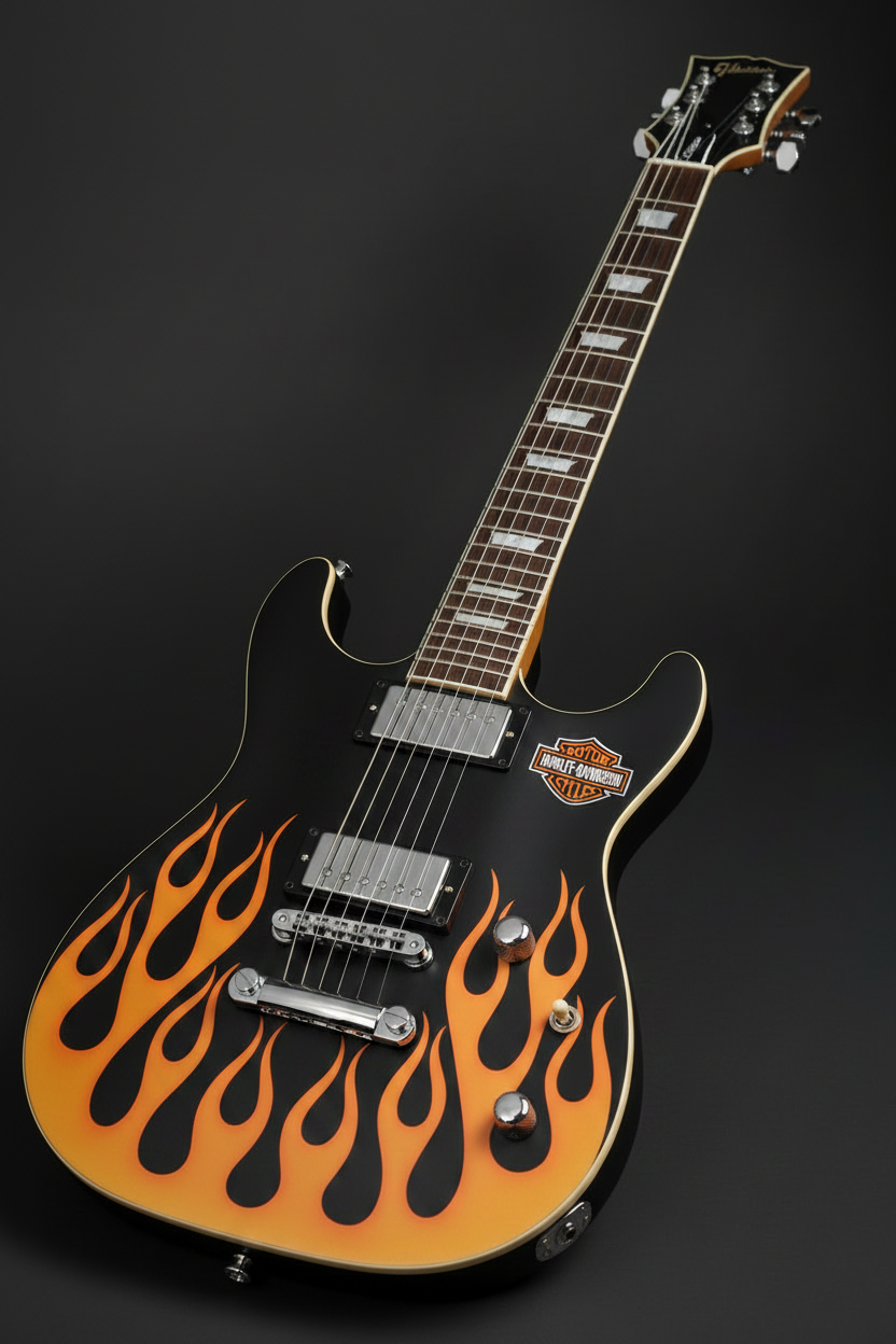 Harley-Davidson Style Guitar