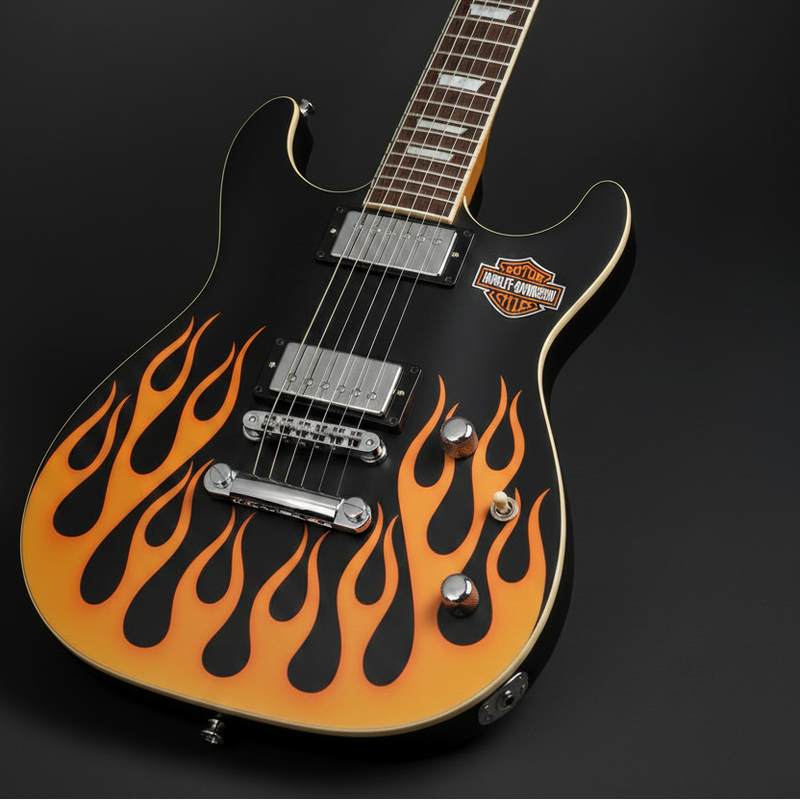 Harley-Davidson Style Guitar
