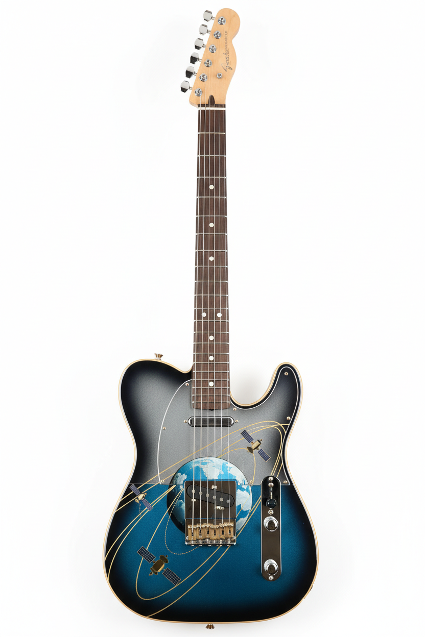 GPS Satellite Space Edition Guitar